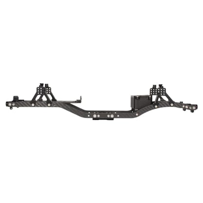 1/10 RC Crawler Metal Chassis Kit for Axial SCX10 II Rock Off Road Truck - color: Black