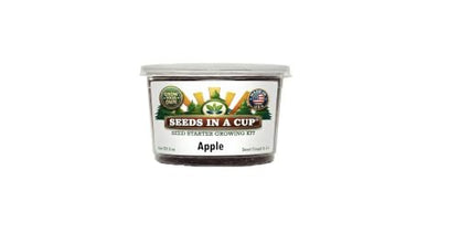 Apple Tree Grow Kit, Non-GMO Hand-Picked Seeds, All-in-One Starter Set with Nutrient-Rich Soil, Recyclable BPA-Free Planter, 100% Growth Guarantee, Made in USA (Apple) - style: Apple