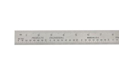 PEC Tools 6" Pocket Rule, Inch & mm, Metric Equivalent Chart on Back, 5pcs - color: Metric Equivalent Chart, size: 5