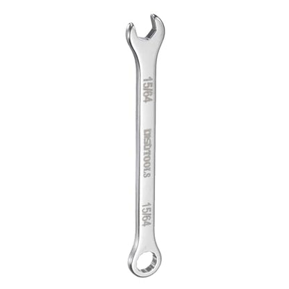 HARFINGTON 15/64" Thin Combination Wrench Stainless Steel Spanner - size: 15/64"