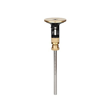 EMVANV Wheel Marking Gauge Kit, Marking Gauge, Wood Scribe Tool, Metric Micro Adjuster Ruler, Woodworking Tools Scriber for Woodworking (Black+Gold)