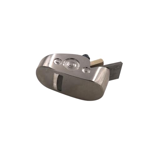 Luthier Tools, 5pcs finger plane cutter in different sizes Wood Planer Hand Plane with curved sole for DIY violin, viola, cello, and other wood instrument (Silver)