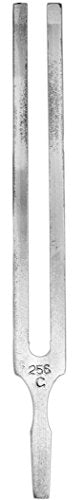 Eisco - Scientific Pitch Tuning Fork Set, 8 Forks (C4=256Hz), Includes Mallet & Wooden Storage Case, Aluminum, Educational Acoustic Physics Experiments, Sound Wave Demonstrations, Classroom Lab Kit