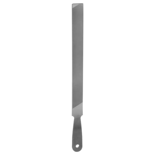 HARFINGTON Farmers Own Files 10 Inch High Carbon Steel Single Cut Flat Hand Rasp File for Deburring and Removing Material - size: 10 Inch