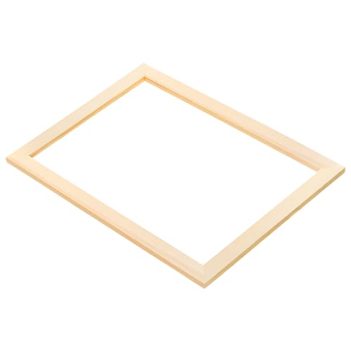 Okllen Set of 4 Paper Making Screen Kit, Wooden Paper Making Frames with Mesh, Absorbent Paper and Sponge for DIY Paper Crafts Size (A4, A5, A6, A7)