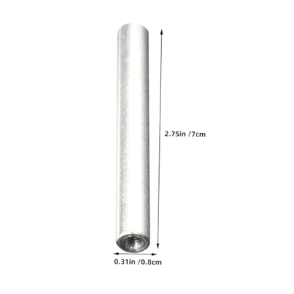 Zerodeko 4PCS Soft 2 Iron Rod & 2 Aluminum Rod Set for Electromagnetic Projects – Electromagnet Coils, Soft Iron Core Electromagnet Components, Electrodes for Electrolyzer & STEM Experiments