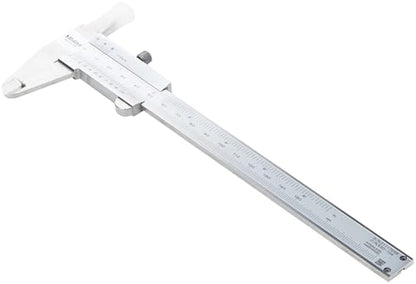 Mitutoyo 530-118 Vernier Calipers, Stainless Steel, for Inside, Outside, Depth and Step Measurements, Metric, 0"/0mm-200mm Range, +/-0.03mm Accuracy, 0.02mm Resolution, 50mm Jaw Depth
