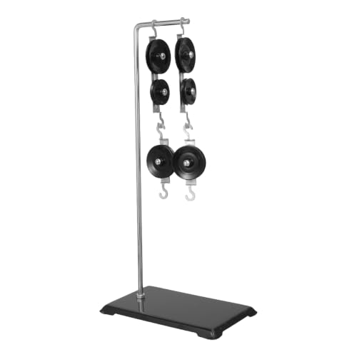 Housoutil Pulley Block Set Physics Lab Science Kit Experiments, 13.4 Inch Physics Experiment Kit, Block and Tackle Pulley System for Science Project, Educational Laboratory Mechanics Equipment