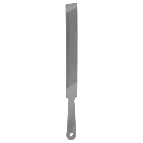 HARFINGTON Farmers Own Files 6 Inch High Carbon Steel Single Cut Flat Hand Rasp File for Deburring and Removing Material - size: 6 Inch
