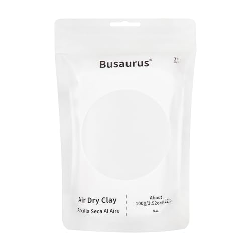 100g White Air Dry Foam Clay for Kids & Adults - color: White