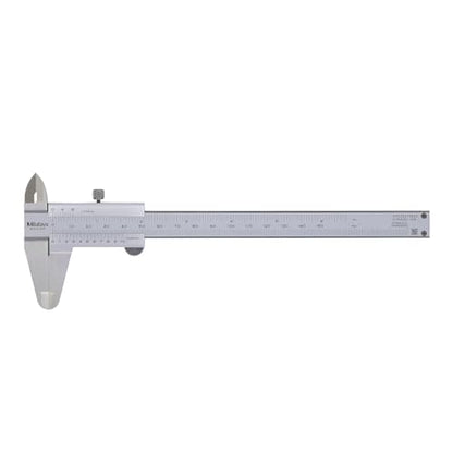 Mitutoyo 530-118 Vernier Calipers, Stainless Steel, for Inside, Outside, Depth and Step Measurements, Metric, 0"/0mm-200mm Range, +/-0.03mm Accuracy, 0.02mm Resolution, 50mm Jaw Depth