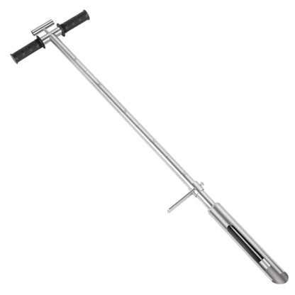 Soil Sample Probe, 40 Inch Soil Probe Rod, Ground Probe Rod, My Soil Test Kit, Stainless Steel Soil Sampler Tool for Soil Sampling, Gardening - size: 40 inch