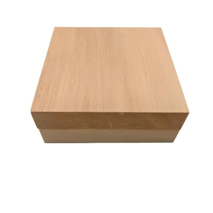 2PCS Unfinished Basswood Blocks for Crafts, Wood Craft Panels for Art, Engraving, Painting, DIY Projects, Chip Carving, Fretwork (5.9 x 5.9 x 1.18 in) - size: 5.9 x 5.9 x 1.18 in