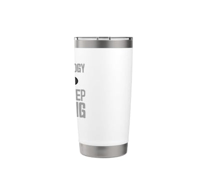 Cool Archaeology For Men Women History Anthropology Stainless Steel Insulated Tumbler - color: White