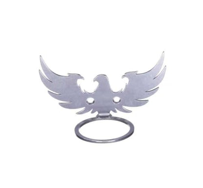 7" Rain Gauge Outdoor, Upgraded Accurate Plastic Tube Best Rated with Eagle Shape Rack, Decorative Eagle Rain Measure Tool for Garden, Lawn, Patio (Style B) - style: Style B