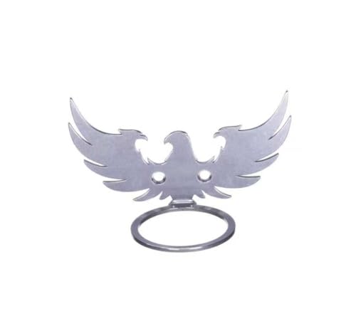 7" Rain Gauge Outdoor, Accurate Glass Tube Best Rated with Eagle Shape Rack, Decorative Eagle Rain Measure Tool for Garden, Lawn, Patio (Style A) - style: Style A