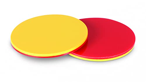 Learning Resources Two-Color Counters, Red/Yellow, Educational Counting, Sorting, and Patterning, Family Counters, Set of 200, Grades K+, Ages 5+