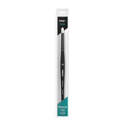 Vallejo - Weathering Round Brush Large Size, Synthetic Brush - color: Weathering Round Large