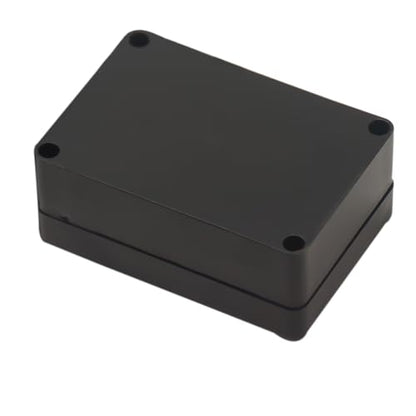 Junction Box, Zulkit Project Box IP65 Waterproof Outdoor Box ABS Plastic Electrical Boxes Electronic Enclosure Black 3.27 x 2.28 x 1.30(Pack of 4) - size: 3.27” x 2.28” x 1.30”(Pack of 4)