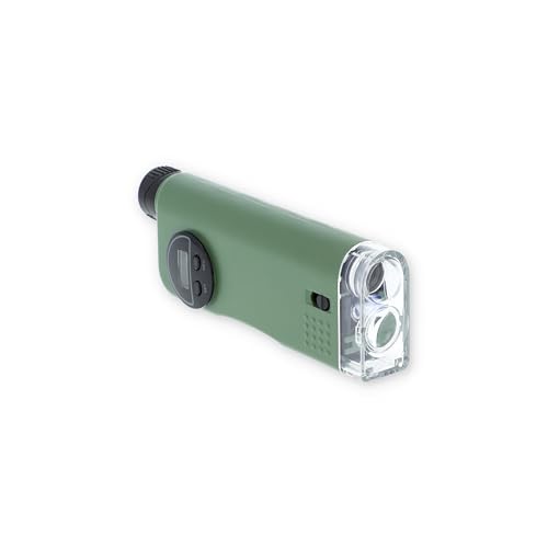 Carson X-Scope Kids 7 Function Multi Purpose Optical Pocket Tool with 30x Microscope, 8x Telescope, 9x Fold-Out Magnifier, Flashlight, Signal Whistle, Directional Compass and Digital Clock (CP-11)
