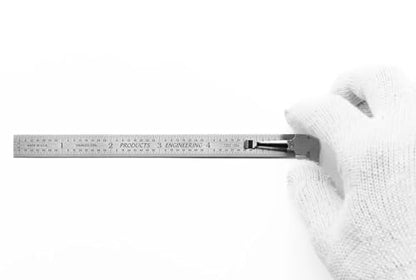 PEC Tools 6" Machinist Pocket Rule, Made in USA - color: Decimal Equivalent Chart, size: 1