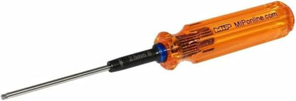 MIP 9210 Metric Ball End Hex Screwdriver RC Tools Kit (2.5mm) – Precision Hexagon Screwdriver for RC Cars, Quadcopter, Helicopter, and FPV Racing Drone Models - size: 2.5mm - Ball End