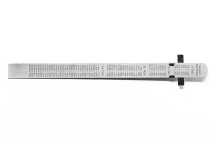 PEC Tools 6" Metal Pocket Ruler, 32nds/64ths & Decimal Equivalent, 10pcs - color: Decimal Equivalent Chart, size: 10