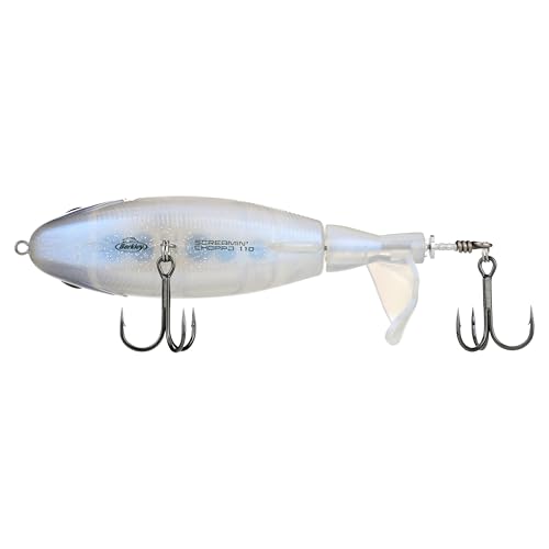 Berkley Screamin' Choppo - color: Ghost White, size: 4.3 in - 1 oz