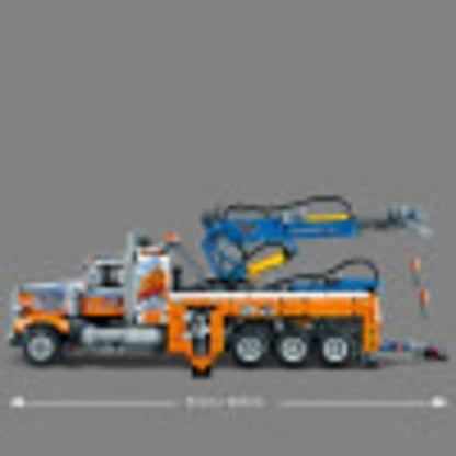 LEGO Technic Heavy-Duty Tow Truck 42128 with Crane Toy Model Building Set, Engineering for Kids Series - style: Frustration-Free Packaging