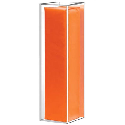 Clear Football End Zone Pylon Display Case with Mirrored, Acrylic Shadow Box for Football End Zone Pylon UV Protecting Game Day, 18.7" H x 5" L x 5" W - size: Football End Zone Pylon Display Case