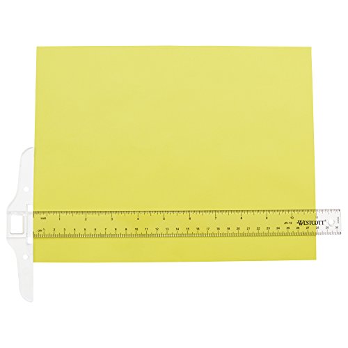 Westcott ‎JR-12 Small Plastic T-Square for Drawing, DIY, Crafts, 12In/30cm (Pack of 2) - size: 12 inches (Pack of 2)