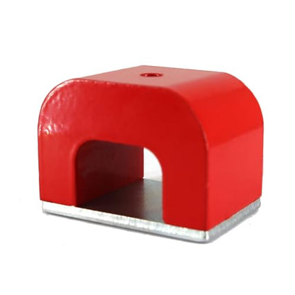 Red Horseshoe Magnet 30 LBS Pull, Heavy Duty for Nails & Education - size: Large/30lb