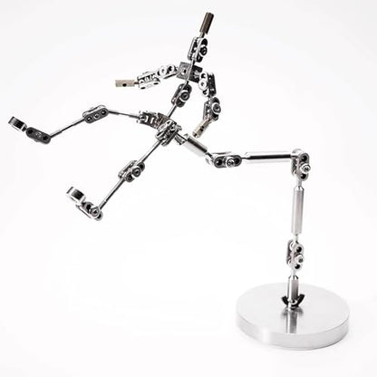 DIY Stop Motion Armature Kits, Metal Puppet Figure Skeletons Metal for Character Design Creation/Ready Studio Armature Kits for Stop Motion Animation,15CM - size: 15CM