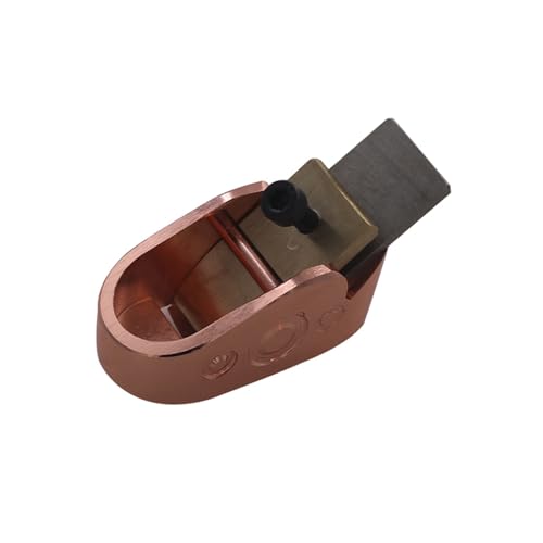 Luthier Tools, 5pcs finger plane cutter in different sizes Wood Planer Hand Plane with curved sole for DIY violin, viola, cello, and other wood instrument (Rose Gold)