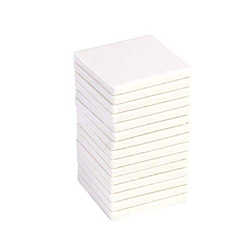 hand2mind White Streak Plates, Ceramic, Geology Tools, Mineral Test Kit, Equipment, Science Supplies, Teacher Supplies, 10 Count