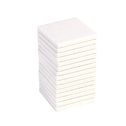 hand2mind White Streak Plates, Ceramic, Geology Tools, Mineral Test Kit, Equipment, Science Supplies, Teacher Supplies, 10 Count