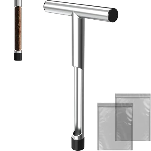 12in Soil Probe Soil Sample Ergonomic T-Style Stainless Steel - color: 12in