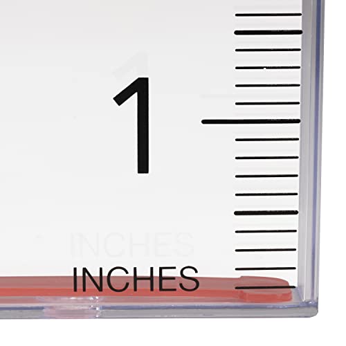 AcuRite (00858W) Waterfall Rain Gauge with 5" Rainfall Capacity, Clear - color: Waterfall