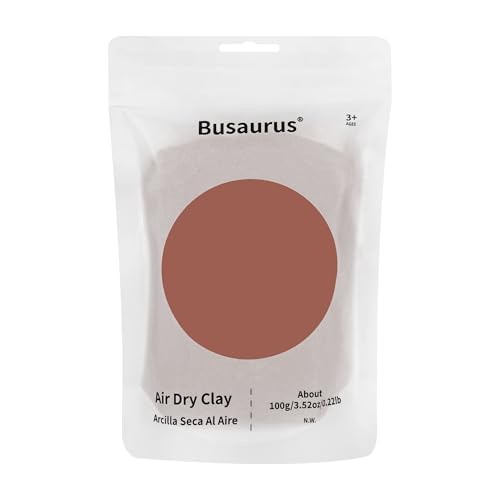100g Light Brown Air Dry Foam Clay for Kids & Adults - color: Light Brown