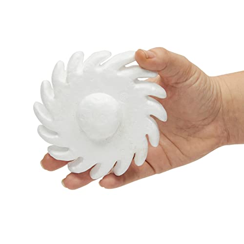12-Piece 3D Solar System Model Kit - 12 Pcs White Foam Balls & Dowels - DIY Solar System Project & Kids Toys - Foam Planets to Paint & Painting Kit for Science Coloring Fun for Kids