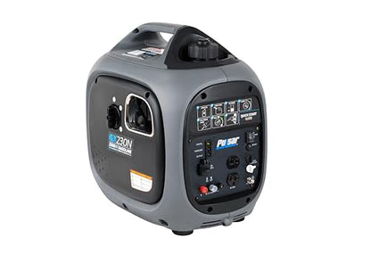 Pulsar 2,300W Portable Gas-Powered Quiet Inverter Generator for Home Emergency Backup, Parallel Capability, With USB Outlet, Long Run Time, GX230N - style: 2300 Watts + Gas Only + USB + Lightweight