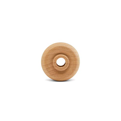 Classic Mini Wooden Wheels, Great for Crafts Too, 1 Inch Diameter, 3/8 Inch Thick, 1/4 Inch Hole, Pack of 100, by Woodpeckers - color: Pack of 100, size: 1 inch, 3/8 inch thick