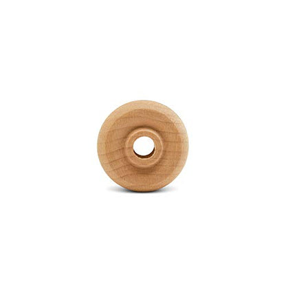 Classic Mini Wooden Wheels, Great for Crafts Too, 1 Inch Diameter, 3/8 Inch Thick, 1/4 Inch Hole, Pack of 100, by Woodpeckers - color: Pack of 100, size: 1 inch, 3/8 inch thick