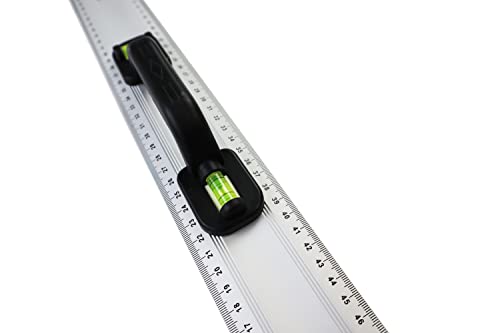 Aluminum Straight Edge Ruler with Handle, Cutting Ruler and Safety Ruler