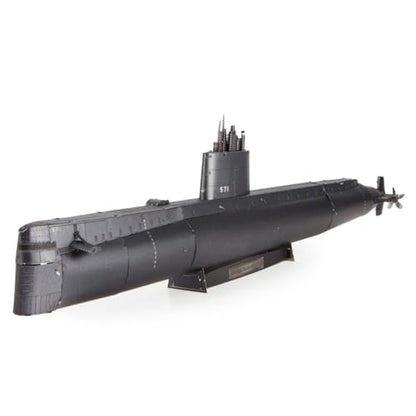 Fascinations Metal Earth Premium Series USS Nautilus 3D Metal Model Kit Bundle with Tweezers
