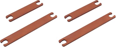 PH PandaHall 4Pcs Wooden Weaving Shuttle Tools Crochet Needle Weaving Loom Crochet Kit Supplies Weaving Sticks Crochet Hook Loom Tools for Sweater Scarf Tapestry Knitted Crafts (Pack of 2) - size: 16mm (Pack of 2)