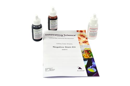 AmScope SK-3N Negative Stain Kit of Three Chemicals for Preparing