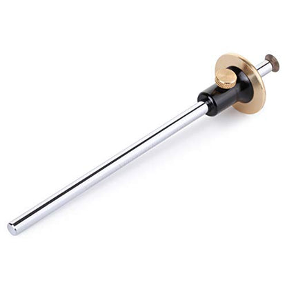 Mr. Pen Wheel Marking Gauge, 2 Extra Blades, Laser Engraved Graduations, Solid Brass Face, Adjustable