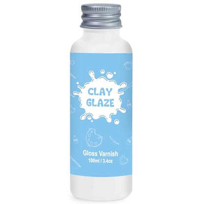 100ml Air Dry Clay Glaze, Protect Clay Surfaces,Delivers Gloss Glaze Effect - size: 100ml Gloss