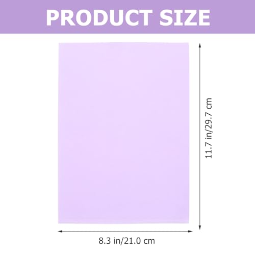 Garneck Origami Paper Sheets Light Purple Decorative Paper for Kids Diy Crafts Folding Printing Scrapbooking Art Projects 8.25 X 11.69 in 100 Sheets
